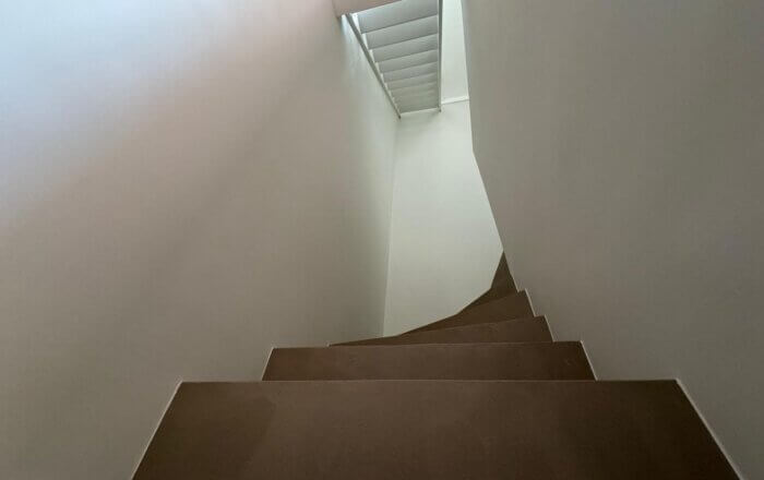 Escalier en béton ciré