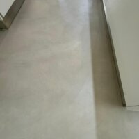 Sol de cuisine en béton ciré